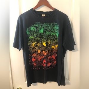 Satori Mvmt Creation Skateboards Rare Rasta Smoke Mens Short Sleeve T-Shirt XL
